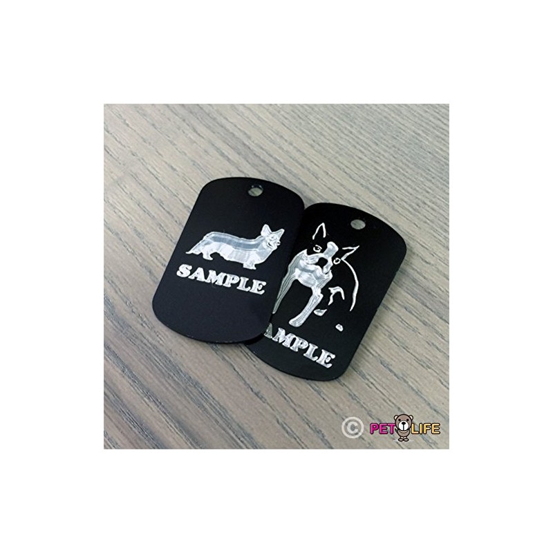 Mister Petlife Got Belgian Sheepdog Engraved Keychain/GI Tag Silver