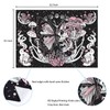 Yrendenge Skull Butterfly Tapestry Hippie Mushroom Wall Hanging Aesthetic Moth