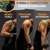 Weightlifting Straps with D Ring, Premium Wrist Straps for Deadlifting,