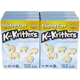 Kinnikinnick Gluten Free Animal Cookies, 8 Ounce (Pack of 6)