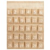Juvale Cell Phone Storage for Classroom 30-Row Burlap Pocket Chart