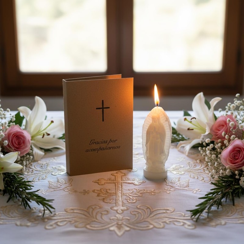 24 Mini Recuerdos Velas Aromáticas Bautizo Boda Primera Comunion Novenario
