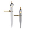 OSSIJAY 2 PCS Adjustable Lockable Spring Wing Divider Calipers, 6