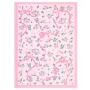 GarveeHome Coquette Pink Rugs for Bedroom Girls, 3x5 Rug for