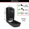 MASTER LOCK 5430EURD Wall Mounted Key Cabinet with Removable Cover