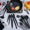 RAXCO Kitchen Utensils Set,18-Piece Cooking Tools and Sharp Knives,Stainless Steel