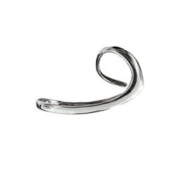 Wave Double Finger Band Rings for Women Silver Plated Simple Asymmetrical Geometric Ring Comfort Fit Fashion Unique Party Jewelry Size 6-7