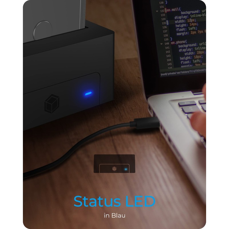 ICY BOX IB-1121-U3 HDD / Hard Drive Docking Station USB