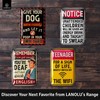 LANOLU Retro Tin Sign Remember Deaf English, Funny Signs with