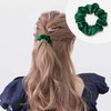 2 Pcs Velvet Scrunchies,Scrunchie for Women Soft Jersey Fabric Hair