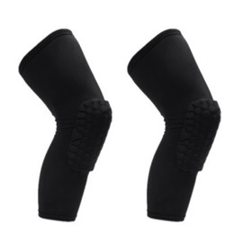 SUNGOOYUE Compression Knee Brace, Pack of 2 Unisex Knee Orthosis Compression Knee Support for Basketball Football (Black)