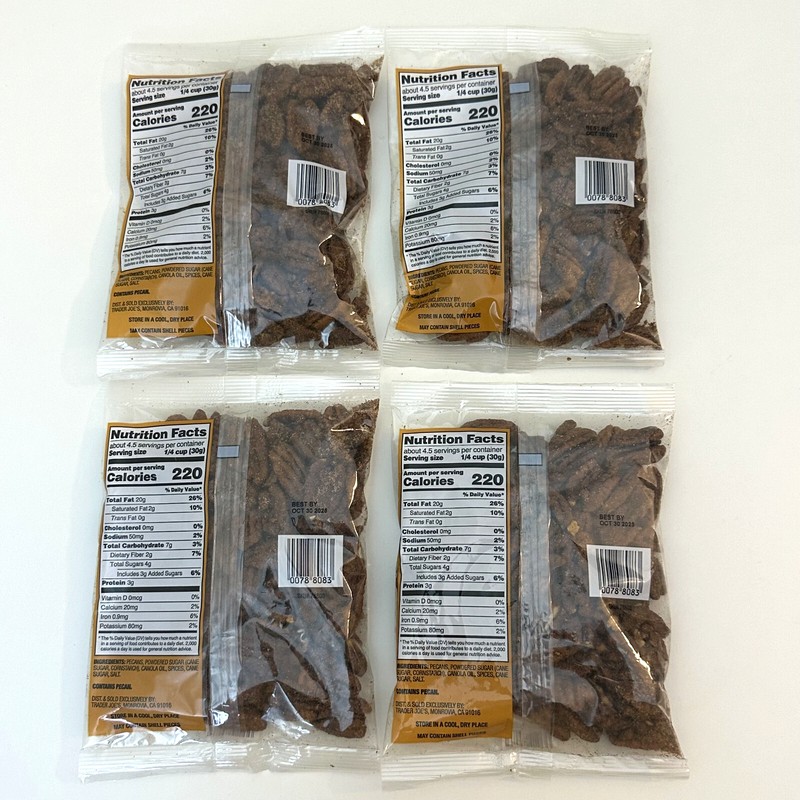 Trader Joe's 4 Pack Trader Joe's Sweet & Spicy Pecans