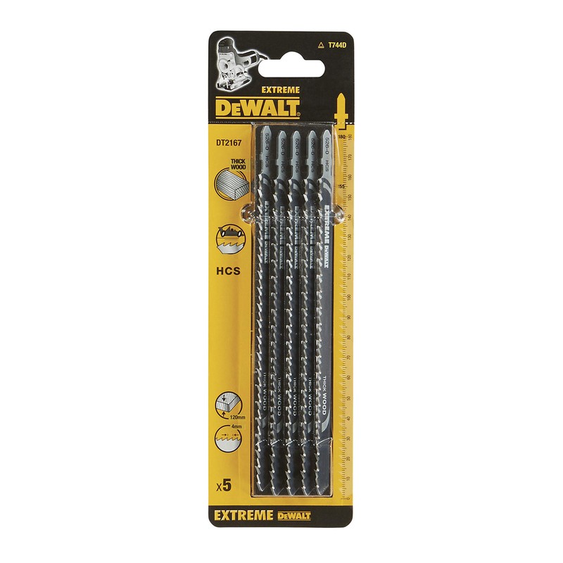 Dewalt DT2167-QZ Jigsaw Blade HCS wood, up to 4.72" (5