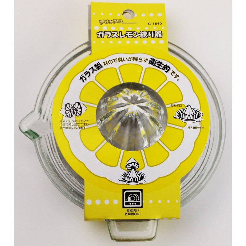 Pearl Metal Delish Glass Lemon Squeezer C-1640