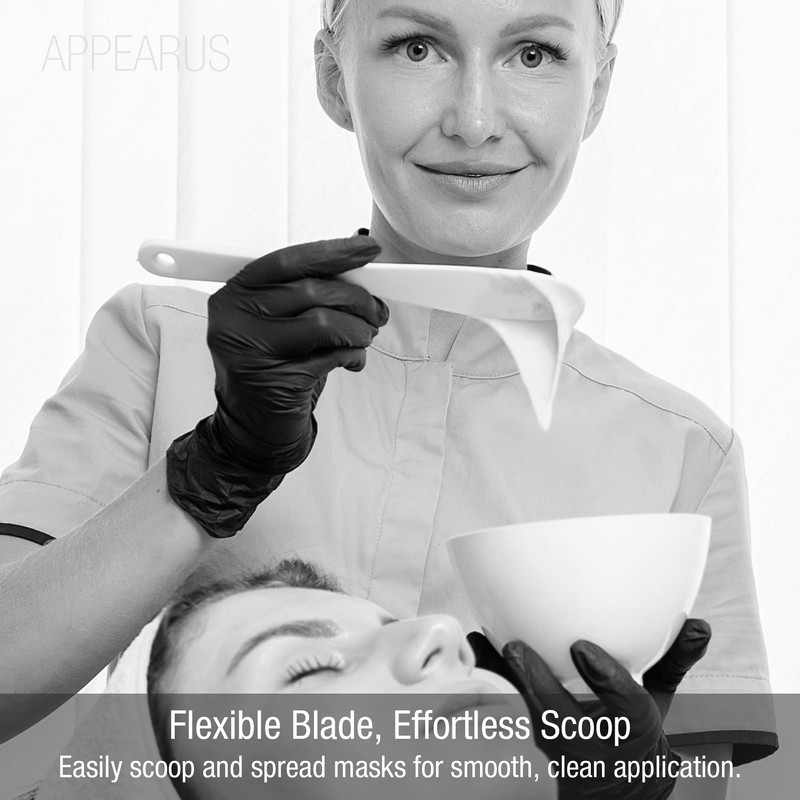 APPEARUS Facial Mask Mixing Spatula – 8.5” Large Flexible Plastic