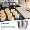 TOPBATHY Stainless Steel Mixing Bowls with Handle Mixing Batter Bowl