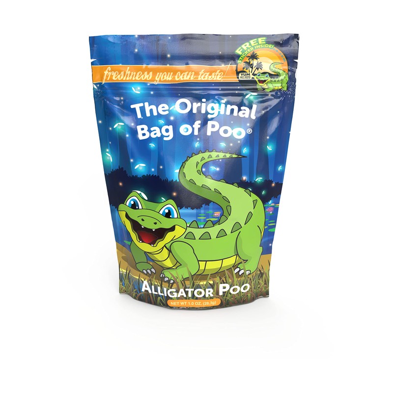 The Original Bag of Poo®, Alligator Poo (Green Apple Flavor
