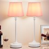 Cordless Table Lamps Rechargeable Set - 2 Pack White 4000mAH
