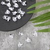 50pcs 3/16 Inch Shelf Support Pegs,Clear Plastic 5mm Shelf Pins,Shelf