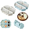 Asphodelia 2-Pack Triangle Onigiri Mold 6-in-1 Bento Rice Ball Maker,