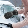 Alnicov Ice Scraper with Glove Snow Remover Waterproof Mitt Lined