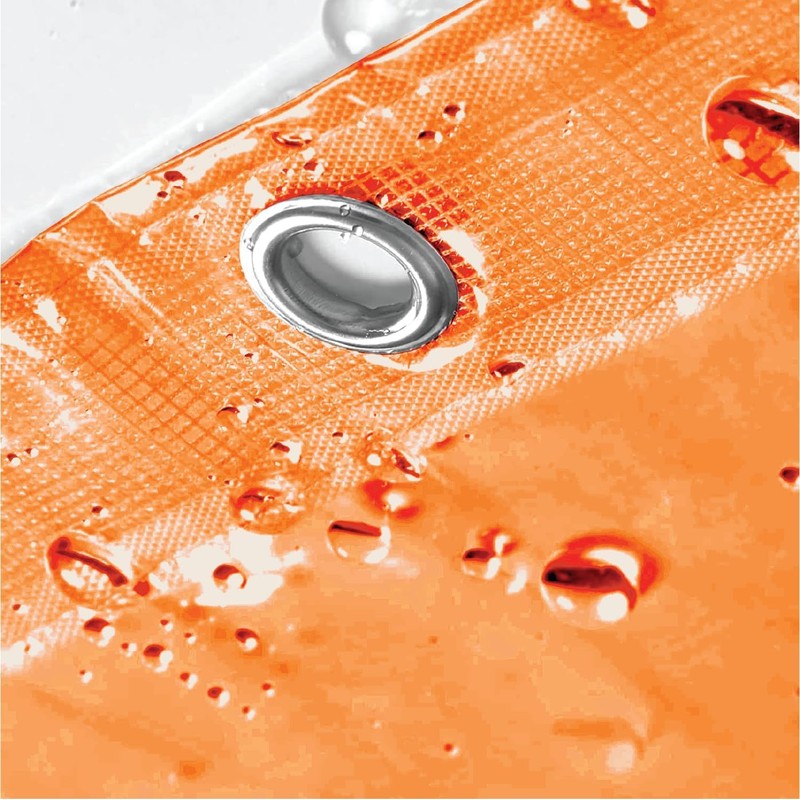 Dependable Industries inc. Essentials Bathroom Magnetized Shower Curtain Liner with