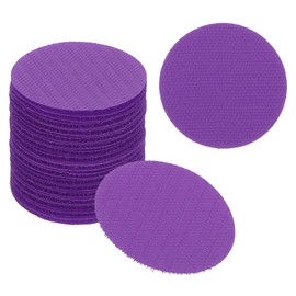 PATIKIL 2" Carpet Spot Markers, 35Pcs Circle Dot Markers Hook and Loop Carpet Spots for Decoration Elementary Preschool Teacher, Purple