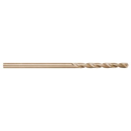 Titan CD67706 M42 Cobalt Aircraft Extension Drill, Straw Finish, 3/32" Size, 135 Degree Angle Split Point, 1-1/4" Flute Length, 6" Overall Length