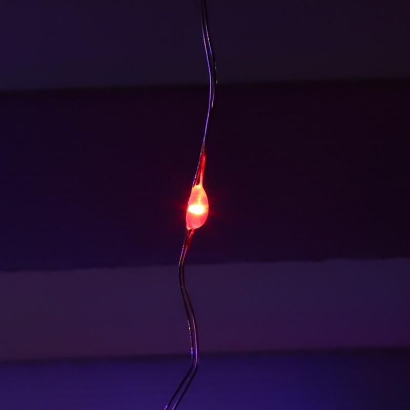 3x3 m Copper USB Wire Curtain Light String for Home