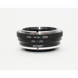 K&F Canon Compatible FD-Mount to Fuji X FX Mount Adapter with Lens Cloth fd-fx (KFFX)