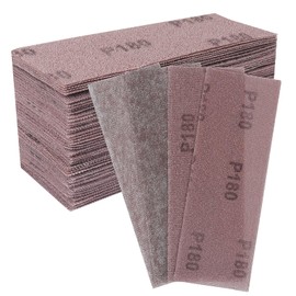 Shineboc Sanding Sheets Pack of 50 Sanding Strips 70 x 198 mm Suitable for Mirka Hand Sanders Dust-free Sanding Thanks to Optimal Suction and Low Dust Pressure, Contains 180 Grit