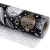 RUSPEPA Christmas Wrapping Paper Roll - Mini Roll - Black