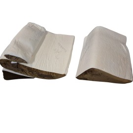 Lunix 4pcs Orthopedic Bed Wedge Pillow Set Post Surgery Memory Foam for Back ...