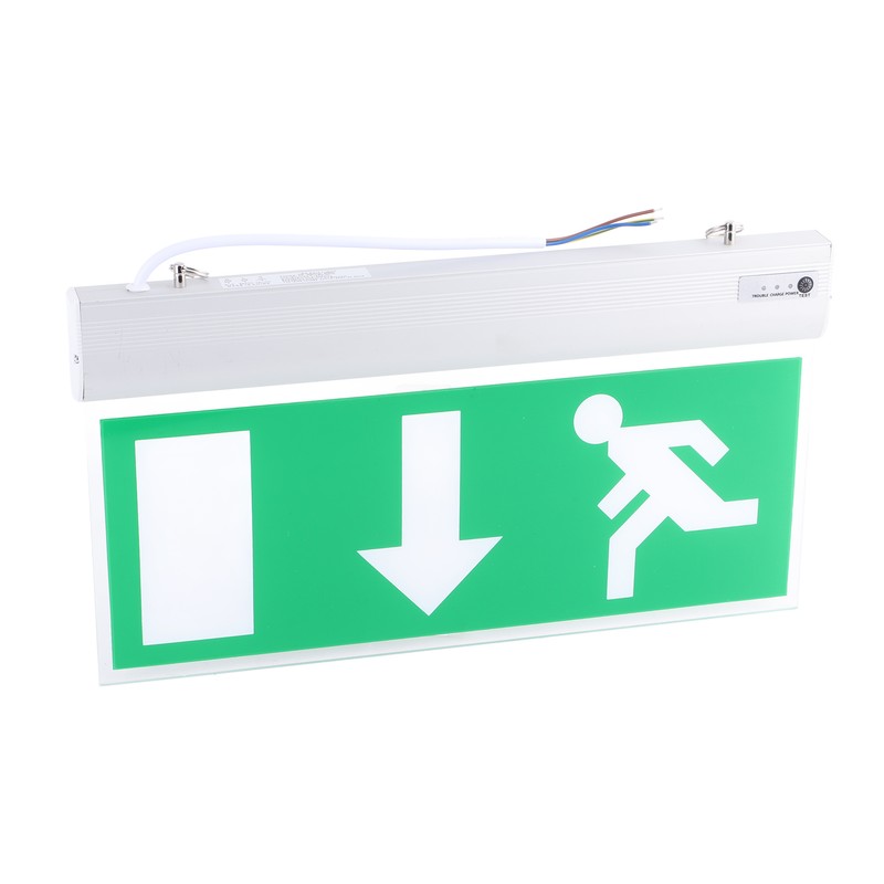 Acrylic LED Emergency Exit Lighting Sign Safety Evacuation Indicator Light