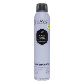 HASK, Shampoo en Seco, con Extracto de Semillas de Chía, Limpia sin Agua, Absorbe Grasa, Añade Volumen, Libre de Sulfatos, Parabenos, Ftalatos y Gluten, 122 g
