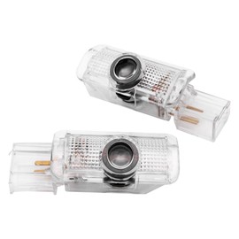 AutoQi Welcome Light for Mercedes R-Class W251 ML W164 GL X164 LED Projector Entry Lighting Logo Laser Door Light (MB Star + Lettering)