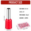 Wire End Ferrules 10 mm2 Pack of 100 Ferrules Set