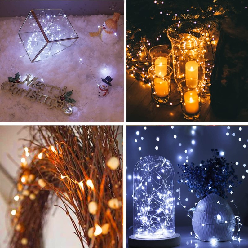 16 Pack 30 Led Fairy Lights Battery Operated String 10