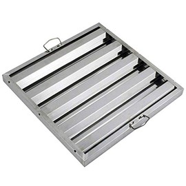 Winco HFS-2020 Hood Filter, 20 by 20-Inch,Stainless Steel,Medium