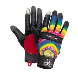 Triple Eight Downhill Longboard Slide Glove for Downhill Skateboarding (1-Pair), Tie Dye, X-Small
