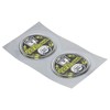 TAKEGAWA 08-01-0051 Special Parts TAKEGAWA Circular Emblem Yellow 2 Piece