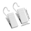 30 Pack Small Heavy-Duty Hook Clip Set Metal Curtain Hangers