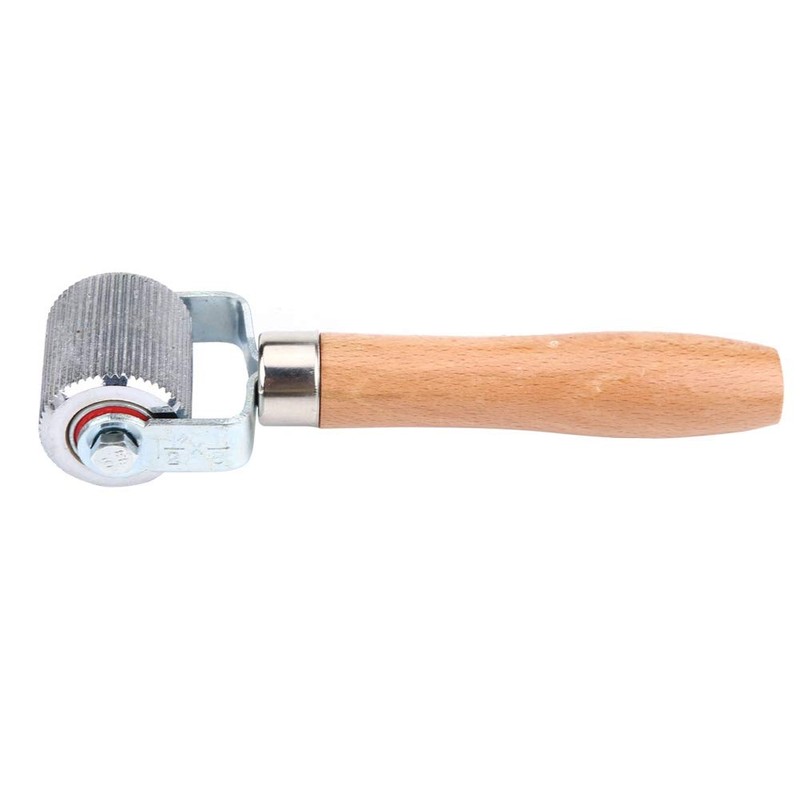 DEWIN Motorcycle Tyre Patch Roller, Roller Tool Car Wheel Wooden