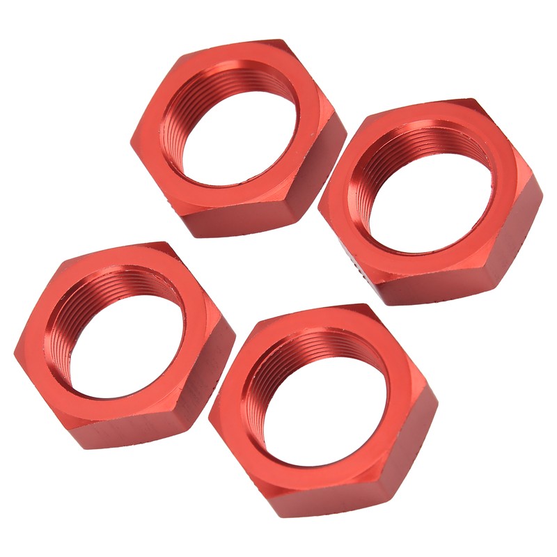 4 Pcs 24mm Wheel Hex Hub Nut Aluminum Alloy High