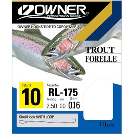 Owner Trout hooks, blue RL-175 Gr. 6 150 cm