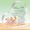 Mum And Dad Gifts For Wedding Anniversary Love Heart Acrylic