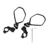 Aluminium Alloy 360° Rotating Bicycle Reflective Rear View Mirror Back
