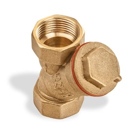 Brass Y-Type Strainer 0,75" Female - Threaded Lead-Free Working Steam Pressure for Pumps Control Valves Meters Steam Traps Regulators Water Flow Filter (3/4")