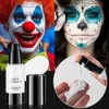 Pintura Facial Blanca Halloween Maquillaje Base Líquida Cara 30ml Profesional