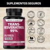 Trans - Resveratrol Capsulas 99% Con Calcio | Alta Concentración